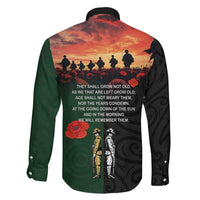 New Zealand and Australia ANZAC Day Family Matching Summer Maxi Dress and Hawaiian Shirt Lest We Forget Indigenous and Maori Pattern LT03 - Polynesian Pride