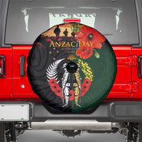 New Zealand and Australia ANZAC Day Spare Tire Cover Lest We Forget Indigenous and Maori Pattern LT03 - Polynesian Pride