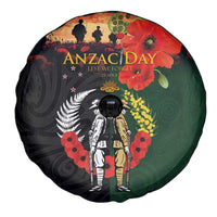 New Zealand and Australia ANZAC Day Spare Tire Cover Lest We Forget Indigenous and Maori Pattern LT03 - Polynesian Pride