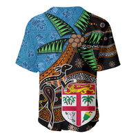 Fiji and Australia Baseball Jersey Fijian and Aboriginal mix Culture