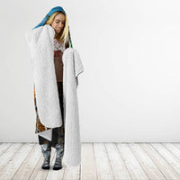 Fiji and Australia Hooded Blanket Fijian and Aboriginal mix Culture LT03 - Polynesian Pride