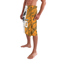 Custom Fiji and Australia Rugby Lavalava Tapa Mix Aboriginal Pattern Half Style