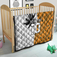 Custom Fiji and Australia Rugby Quilt Tapa Mix Aboriginal Pattern Half Style LT03 - Polynesian Pride