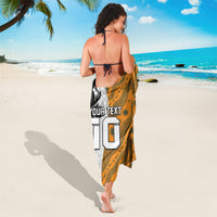 Custom Fiji and Australia Rugby Sarong Tapa Mix Aboriginal Pattern Half Style LT03 - Polynesian Pride
