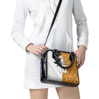Custom Fiji and Australia Rugby Shoulder Handbag Tapa Mix Aboriginal Pattern Half Style LT03 - Polynesian Pride