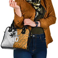 Custom Fiji and Australia Rugby Shoulder Handbag Tapa Mix Aboriginal Pattern Half Style LT03 - Polynesian Pride