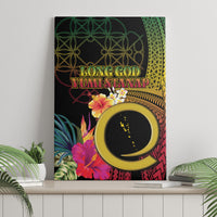 Vanuatu Independence Day Canvas Wall Art Sand Drawing Melanesian Vibes