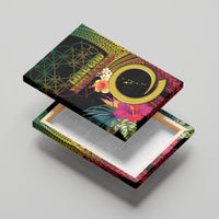 Vanuatu Independence Day Canvas Wall Art Sand Drawing Melanesian Vibes