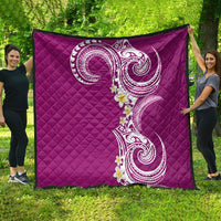 Aloha Polynesian Plumeria Flower Quilt Pink Color LT03 - Polynesian Pride
