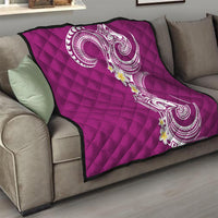 Aloha Polynesian Plumeria Flower Quilt Pink Color LT03 - Polynesian Pride