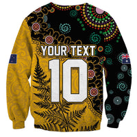 Custom New Zealand and Australia Rugby Sweatshirt Maori Warrior With Aboriginal Version LT03 - Polynesian Pride