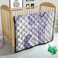 Aotearoa Maori Sea Animals Tribal Quilt Manta Ray and Shark Moko Pattern Purple Color LT03 - Polynesian Pride