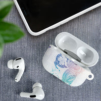 Hawaiian Manta Ray Tribal AirPods Case Polynesian Art Motifs Sweet Pastel LT03 - Polynesian Pride