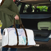 Hawaiian Manta Ray Tribal Travel Bag Polynesian Art Motifs Sweet Pastel LT03 - Polynesian Pride