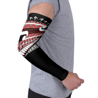 New Zealand Christmas Arm Sleeves Funny Santa Claus Haka Dance with Tukutuku