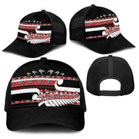 New Zealand Christmas Baseball Net Cap Funny Santa Claus Haka Dance with Tukutuku