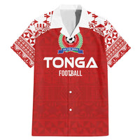 Custom Tonga Football Ngatu Tribal Tattoo Family Matching Mermaid Dress and Hawaiian Shirt