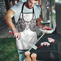 Samoan Traditional Art Tattoos Apron Tatau Tribal Motifs with Ula Nifo White LT03 - Polynesian Pride