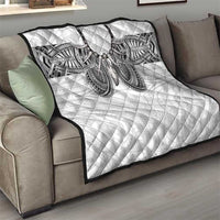 Samoan Traditional Art Tattoos Quilt Tatau Tribal Motifs with Ula Nifo White - Polynesian Pride