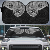 Samoan Traditional Art Tattoos Auto Sun Shade Tatau Roman Reigns Black Color LT03 Black - Polynesian Pride