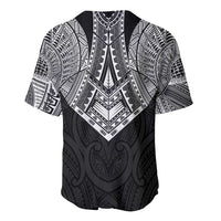 Samoan Traditional Art Tattoos Baseball Jersey Tatau Roman Reigns Black Color - Polynesian Pride