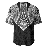 Samoan Traditional Art Tattoos Baseball Jersey Tatau Roman Reigns Black Color LT03 - Polynesian Pride