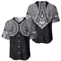 Samoan Traditional Art Tattoos Baseball Jersey Tatau Roman Reigns Black Color LT03 - Polynesian Pride