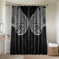 Samoan Traditional Art Tattoos Bathroom Set Tatau Roman Reigns Black Color - Polynesian Pride