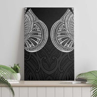 Samoan Traditional Art Tattoos Canvas Wall Art Tatau Roman Reigns Black Color - Polynesian Pride