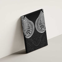 Samoan Traditional Art Tattoos Canvas Wall Art Tatau Roman Reigns Black Color - Polynesian Pride