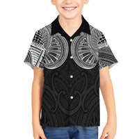 Samoan Traditional Art Tattoos Hawaiian Shirt Tatau Roman Reigns Black Color LT03 - Polynesian Pride