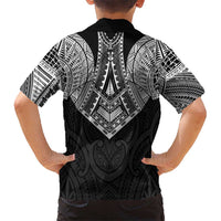 Samoan Traditional Art Tattoos Hawaiian Shirt Tatau Roman Reigns Black Color LT03 - Polynesian Pride