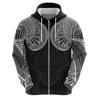 Samoan Traditional Art Tattoos Hoodie Tatau Roman Reigns Black Color - Polynesian Pride