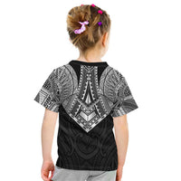 Samoan Traditional Art Tattoos Kid T Shirt Tatau Roman Reigns Black Color - Polynesian Pride
