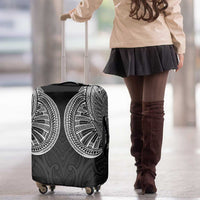 Samoan Traditional Art Tattoos Luggage Cover Tatau Roman Reigns Black Color - Polynesian Pride