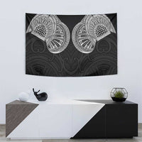 Samoan Traditional Art Tattoos Tapestry Tatau Roman Reigns Black Color LT03 - Polynesian Pride