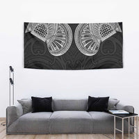 Samoan Traditional Art Tattoos Tapestry Tatau Roman Reigns Black Color LT03 - Polynesian Pride