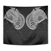 Samoan Traditional Art Tattoos Tapestry Tatau Roman Reigns Black Color LT03 - Polynesian Pride