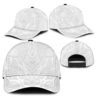 Samoan Traditional Art Tattoos Classic Cap Tatau Roman Reigns White Color - Polynesian Pride