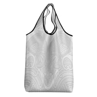 Samoan Traditional Art Tattoos Grocery Bag Tatau Roman Reigns White Color LT03 - Polynesian Pride