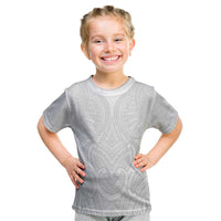 Samoan Traditional Art Tattoos Kid T Shirt Tatau Roman Reigns White Color LT03 White - Polynesian Pride