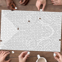 Samoan Traditional Art Tattoos Puzzle Tatau Roman Reigns White Color - Polynesian Pride