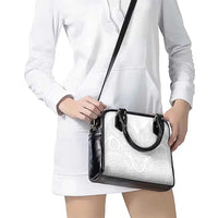 Samoan Traditional Art Tattoos Shoulder Handbag Tatau Roman Reigns White Color - Polynesian Pride