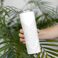 Samoan Traditional Art Tattoos Skinny Tumbler Tatau Roman Reigns White Color LT03 - Polynesian Pride