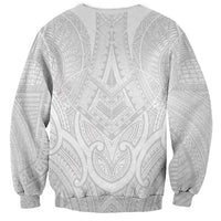 Samoan Traditional Art Tattoos Sweatshirt Tatau Roman Reigns White Color - Polynesian Pride