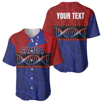 Personalised Samoan DNA-Proud of Samoa Baseball Jersey Polynesian Patterns LT03 - Polynesian Pride