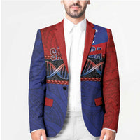 Personalised Samoan DNA-Proud of Samoa Blazer Polynesian Patterns - Polynesian Pride