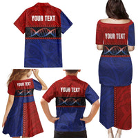 Personalised Samoan DNA-Proud of Samoa Family Matching Puletasi and Hawaiian Shirt Polynesian Patterns LT03 - Polynesian Pride