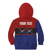 Personalised Samoan DNA-Proud of Samoa Kid Hoodie Polynesian Patterns - Polynesian Pride