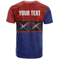 Personalised Samoan DNA-Proud of Samoa T Shirt Polynesian Patterns - Polynesian Pride
